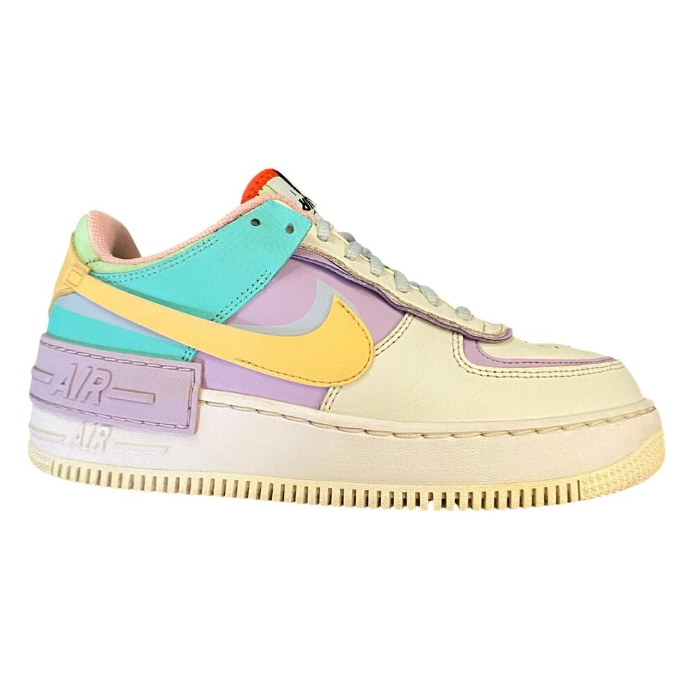 Nike Air Force 1 Sneaker Women Sz 8 Shadow Pale Ivory CI0919-101